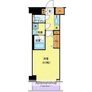 ジェノヴィア墨田文花スカイガーデン【1階】の間取り
