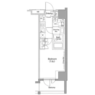 ザ・パークハビオ木場【9階】の間取り
