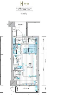 メインステージ錦糸町Ⅵエグザ【1階】の間取り
