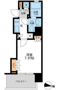 アーデン清澄白河【2階】の間取り