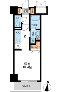 レジデンス両国駅前【3階】の間取り