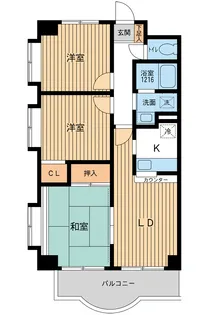 西船橋スクエアガーデン【4階】の間取り