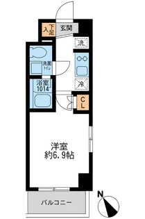 アーデン門前仲町【2階】の間取り