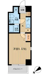 HF葛西レジデンス【6階】の間取り