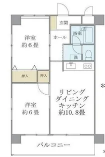 シャルム・K・カーサ【2階】の間取り