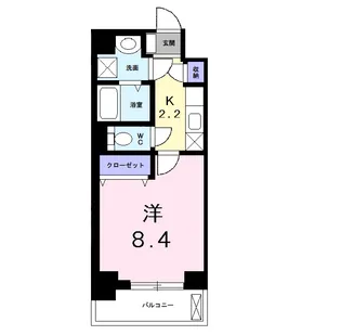 グラース・ベル・ウッド【3階】の間取り