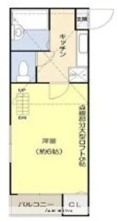 アーバングレイス【2階】の間取り