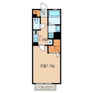 東京都江戸川区平井4丁目【アパート】の間取り