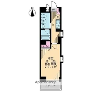 森下ツインキャッスル N棟【5階】の間取り