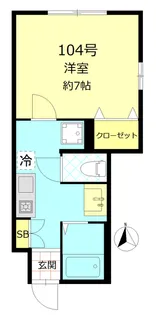 東京都墨田区立花4丁目【アパート】の間取り