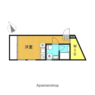 1Rの間取り画像