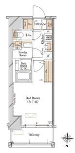 ブランシエスタ両国【7階】の間取り