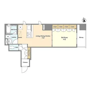 ヴェルメリオ本所【5階】の間取り