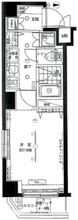 ベルグレードR385【5階】の間取り