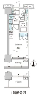 パークアクシス本所・親水公園【4階】の間取り