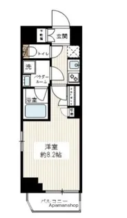 ARTESSIMO SIRIUS【8階】の間取り