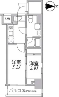SYFORME住吉【6階】の間取り