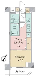 グランカーサ曳舟【3階】の間取り