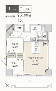プライマル月島【0901号室】の間取り