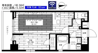 グランドコンシェルジュ吾妻橋【7階】の間取り