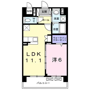 マリーナコート【5階】の間取り