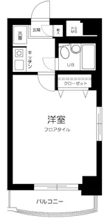 東京都墨田区緑4丁目【マンション】の間取り