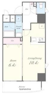 東京都台東区三筋2丁目【マンション】の間取り