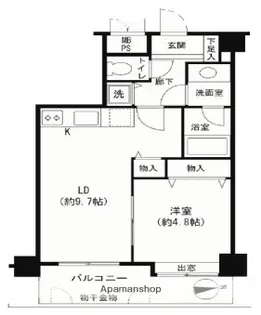 東京都台東区西浅草2丁目【マンション】の間取り