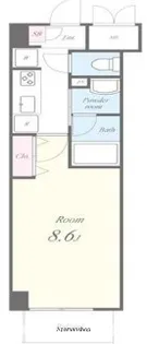 東京都台東区北上野2丁目【マンション】の間取り