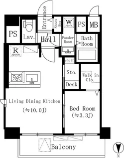 メゾンドリーヴ両国【5階】の間取り