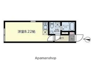 B.E.GRAND清澄白河【2階】の間取り