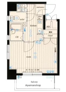サンテミリオン門前仲町【9階】の間取り