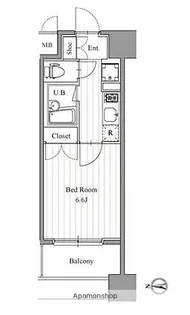 プライマル森下【13階】の間取り