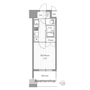 プライマル森下【14階】の間取り