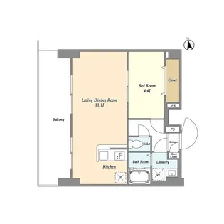 アルファコート西新井【7階】の間取り