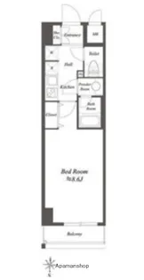 ルクレ両国【7階】の間取り