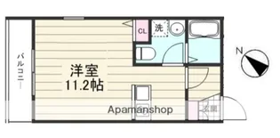 CREAL門前仲町【4階】の間取り