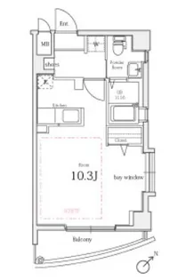 マーサプレアマールケイ【3階】の間取り