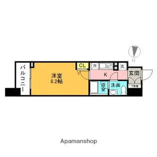 東京都江東区亀戸1丁目【マンション】の間取り