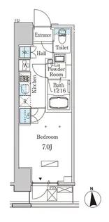 ルジュール神田須田町【12階】の間取り