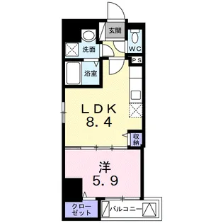 アン ノ アン グランデ【5階】の間取り