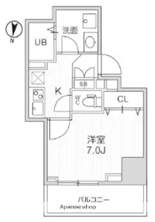 テラス森下【12階】の間取り