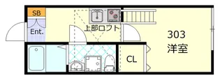 ルノン葛西【3階】の間取り