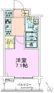 門前仲町レジデンス参番館【3階】の間取り