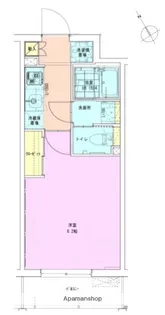 門前仲町レジデンス六番館【7階】の間取り