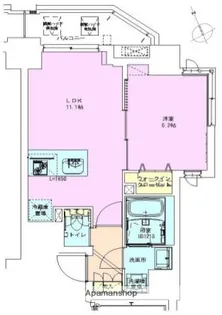 門前仲町レジデンス七番館【7階】の間取り