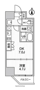 東京都江東区亀戸6丁目【マンション】の間取り
