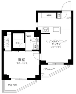 東京都墨田区押上3丁目【マンション】の間取り