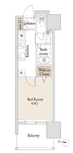 BLESS亀戸【16階】の間取り