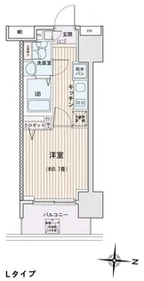 エスティメゾン錦糸町Ⅱ【0616号室】の間取り